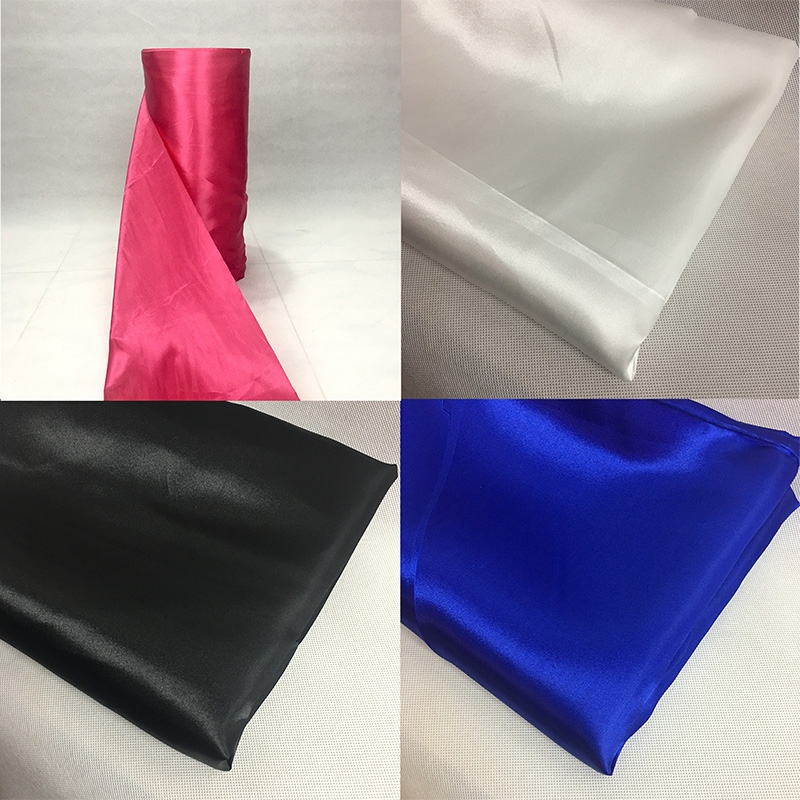 绸缎布料面料缎面色丁绸子内衬里布黑绸大红布黄布蓝布揭幕跳舞布