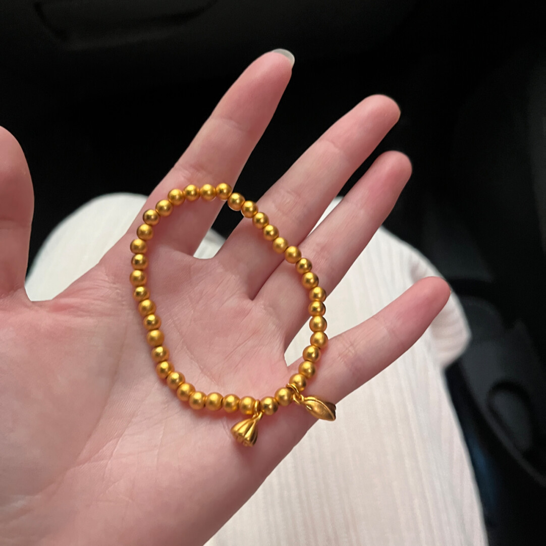 两世欢莲蓬手链古法弹力