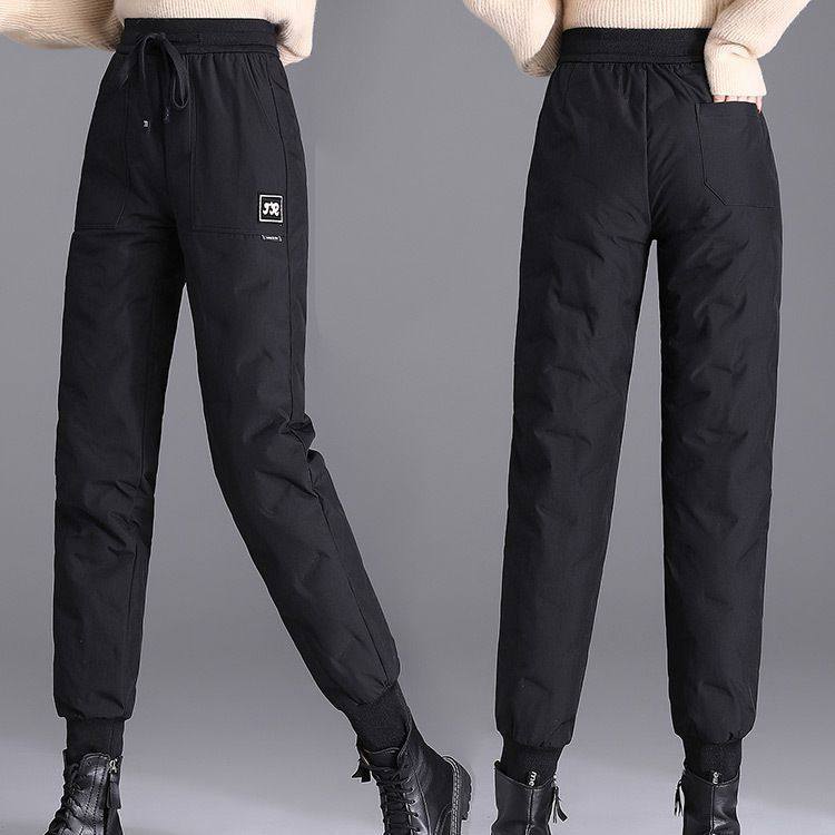 白鸭绒羽绒裤女可外穿穿时尚高腰加厚保暖防寒束脚女士棉裤,女装/女士精品,棉裤/羽绒裤,淘宝优惠券,粉丝福利购,淘宝优惠卷