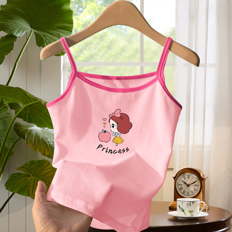女童夏季纯棉小吊带背心