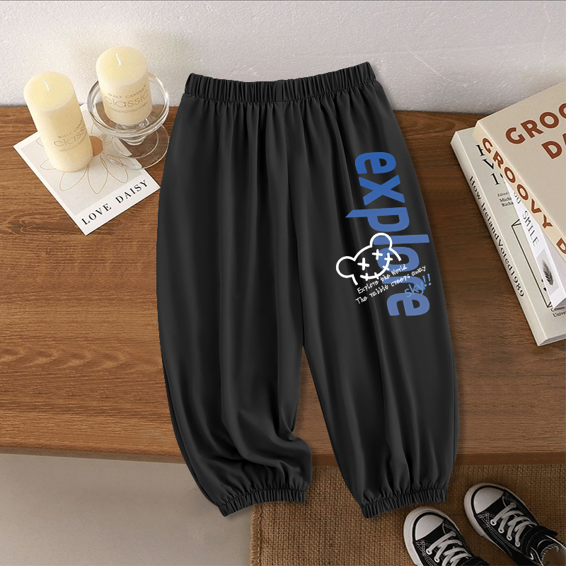 男童速干裤子夏季新款透气薄款中大童防蚊裤儿童长裤儿童夏季长裤