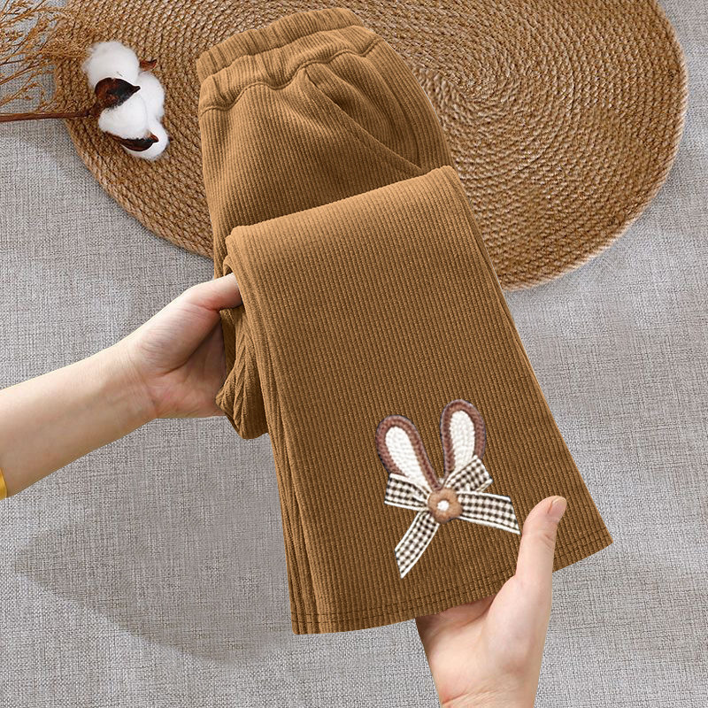 女童灯芯绒裤子2025春季新款显瘦女童喇叭裤淑女风外穿儿童长裤潮,童装/婴儿装/亲子装,裤子,淘宝优惠券,粉丝福利购,淘宝优惠卷