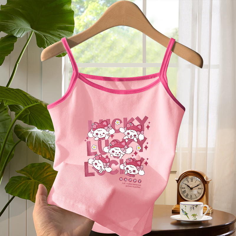 女童吊带背心夏季薄款