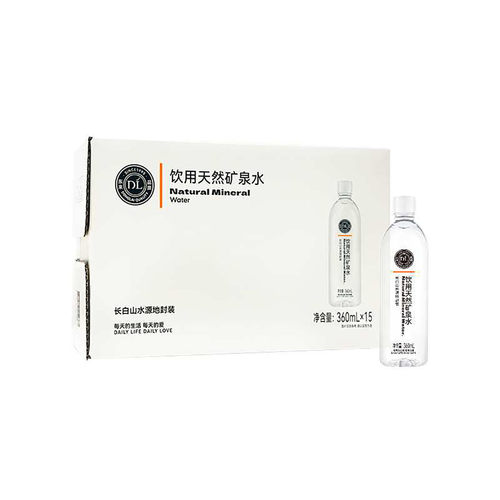 胖东来DL天然饮用矿泉水360ml/瓶