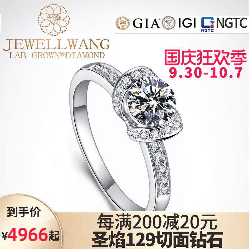 【合成/培育】钻玺18K白金夹镶1克拉钻戒轨道镶HPHT人工钻石戒指在类目 珠宝/钻石/翡翠/黄金, 人工宝石/处理宝石, 合成（处理）钻石手饰中 - 来自Buy2taobao.com提供专业的淘宝代购服务