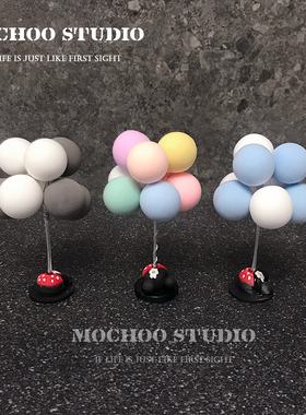 满38包邮汽车摆件网红告白气球可爱萌创意中控高档车内车载装饰