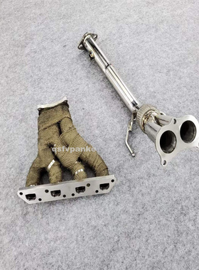 ABG 福美来2代 海福星改装排气管芭蕉头段 汽车三元头蕉跑车声浪