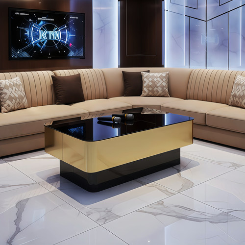 KTV茶几专用发光双层酒吧台