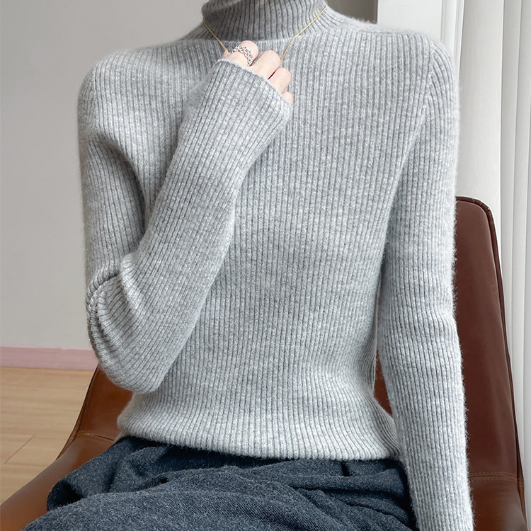 高级感堆堆领毛衣女内搭