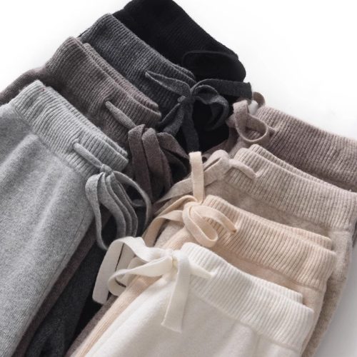 2025春季新款羊毛针织裤