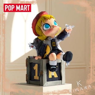 POPMART泡泡玛特MOLLY周年雕塑经典回归2系列手办茉莉盲盒礼物