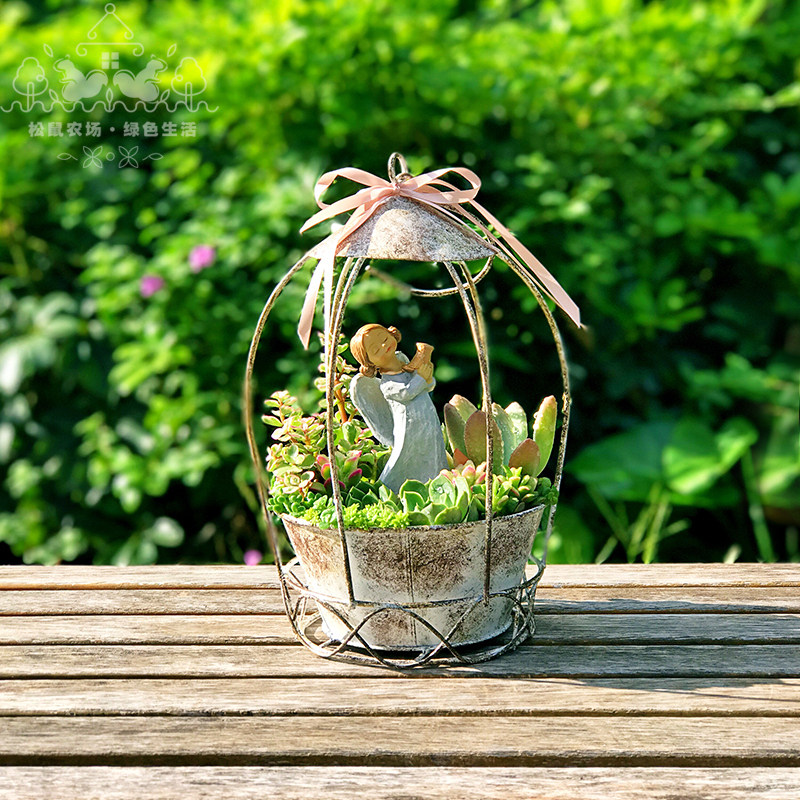 combination Flower pot Hanging type cage personality flower arrangement Iron art Green plant Beads fashion Floral organ Promotionin the Flower delivery/Flowers simulation/Plants gardening , Vase/Flower/Flowerpot/Flower (New) , Flowerpot  category - from Buy2taobao.com to provide professional Taobao agent buy service
