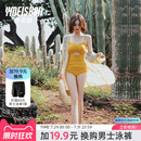 亦美珊连体泳衣女士绝美ins风微胖性感绝美海边高级感2025新款