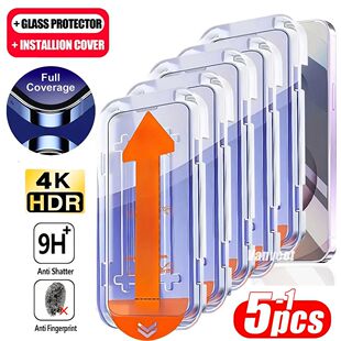 HD Oleophobic Coating Tempered Glass Screen Protector For iP