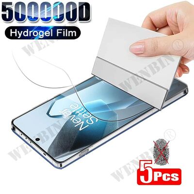 5 Pcs Hydrogel Film For OnePlus 13 13R Screen Protector For