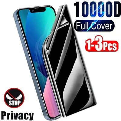 1-3Pcs Privacy Anti-Spy Peeping Hydrogel Film For iPhone11 1