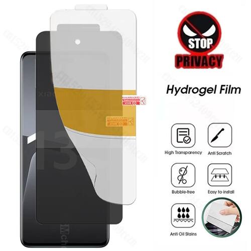 Privacy Anti Spy Hydrogel Protective Film For Xiaomi 13 13T