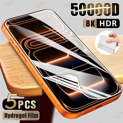 5PCS Hydrogel Film For iPhone 17 Pro Screen Protector For iP