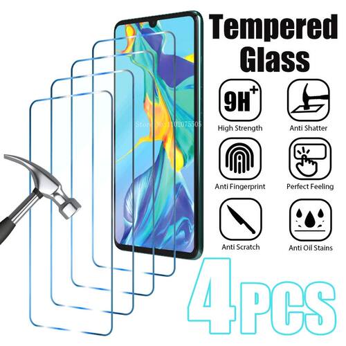 4PCS Tempered Glass For Huawei P30 Pro P20 P40 Lite E P Smar