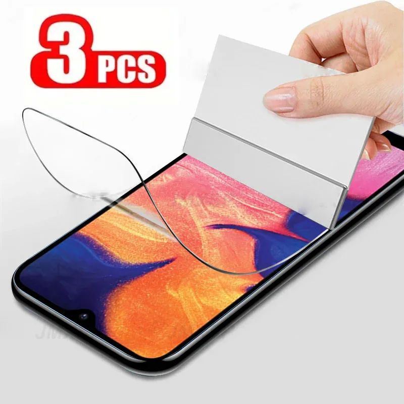 3Pcs Hydrogel Film For Samsung A55 5G A35 A15 A25 A54 A34 Sc