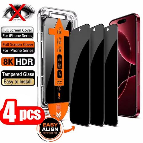 1-4PCS Privacy Screen Protector For iPhone 18 Pro Max 17 16