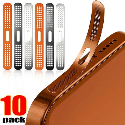 1-10Pcs Metal Dustproof Net Sticker For iPhone 17 Pro Max 17