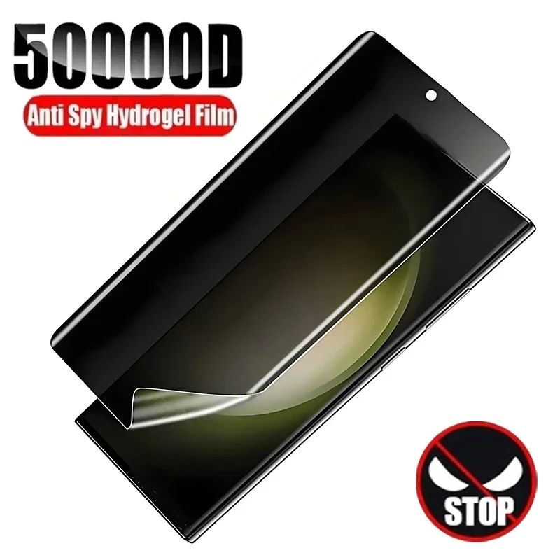 1PCS Anti-Spy Hydroge Film Screen Protector For Samsung Gala