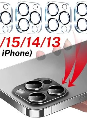 4Pcs Camera Lens Protector Glass For iPhone 16 13 12 11 14 1