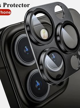 Full Cover Camera Lens Protector on For iPhone 14 Pro Max Te