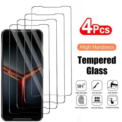 4PCS Tempered Glass For Asus Zenfone 8 9 ROG Phone 7 6 Pro 5