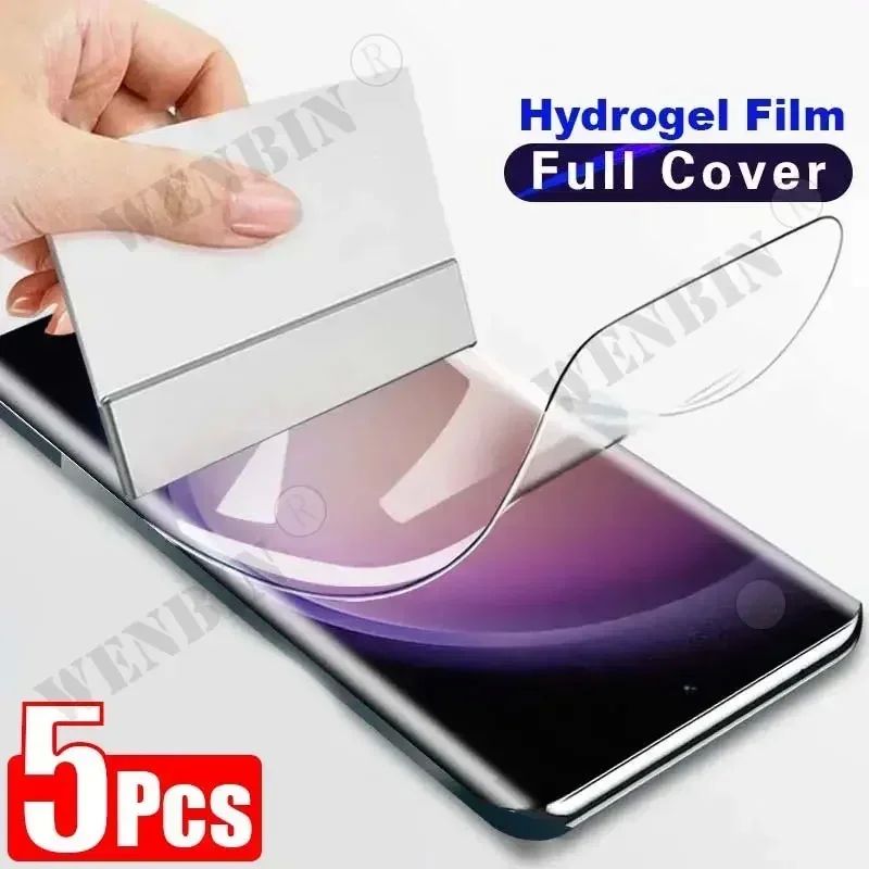 5Pcs Hydrogel Film For Samsung Galaxy S25 Ultra S24 Ultra Pl