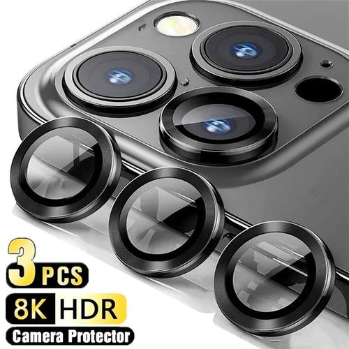 Lens Protector Glass for iPhone  17 14 Pro Max 15 Plus Camera Lens Protection Metal Ring Camera Film
