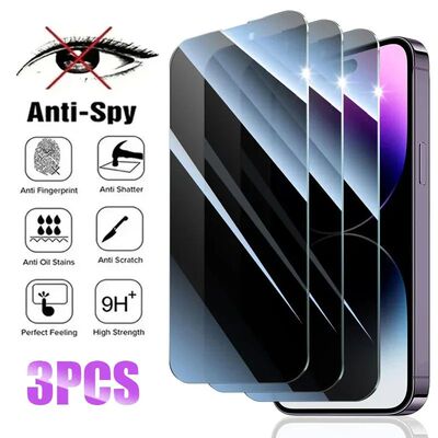 3 PCs Privacy Screen Protector Film For IPhone17 16e 15 14 P