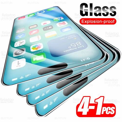 1-4Pcs Full Cover Tempered Glass For iPhone 17 Apple iPhone1