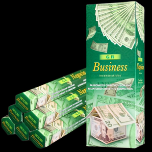 GR印度香 招财香Business竹签香线香室内薰香好运财源广进金币香