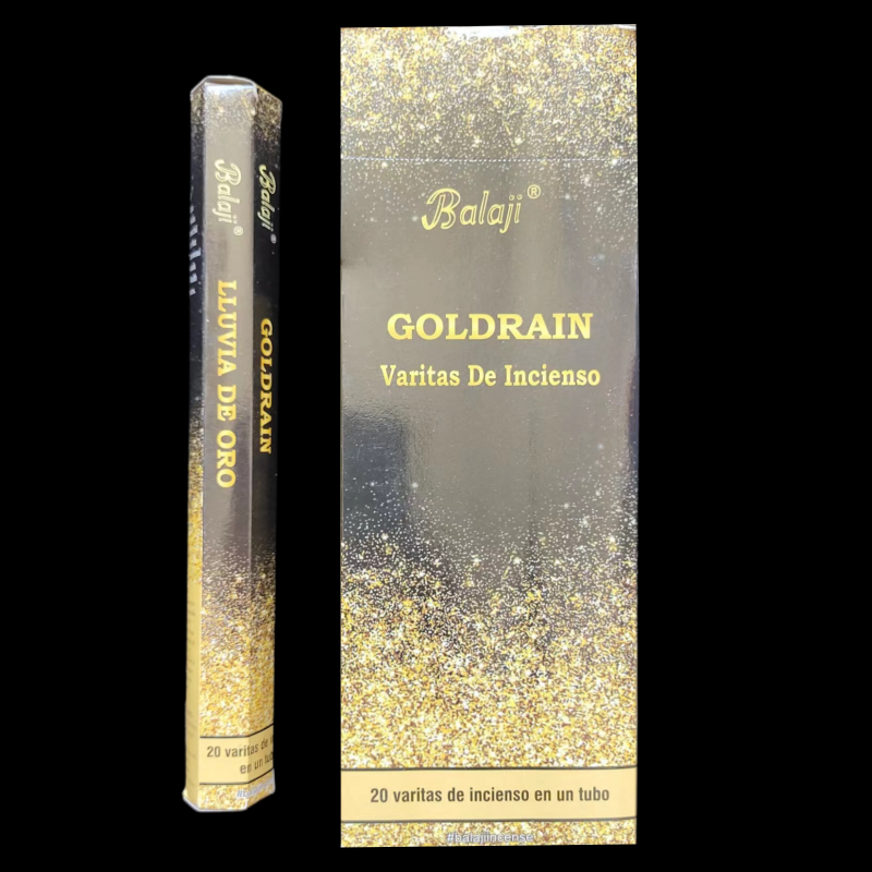 印度香 balaji薰香 gold rain黄金雨 线香招财金币竹签线香薰正品