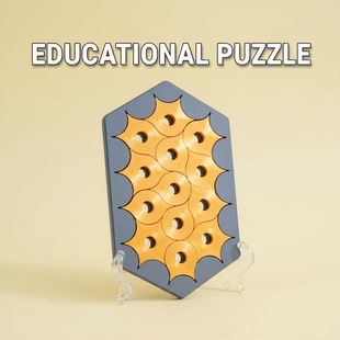 Puzzle拼图 迷你款放松拼图10级烧脑地狱高难度益智解谜玩具