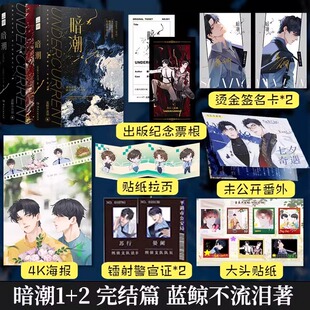 暗潮1+2完结篇 共2册 正版新书 实力作家蓝鲸不流 泪精彩绝伦的刑侦悬疑都市 双男主强强小说实体书网络原名《穿山》