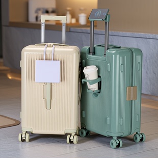 干湿分离双层拉链行李箱拉杆双封闭内衬20寸登机大容量24杯架2628
