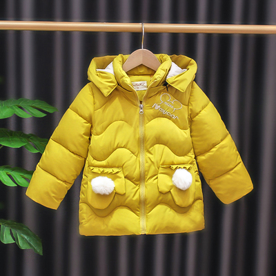 女童加厚冬季羽绒棉棉衣