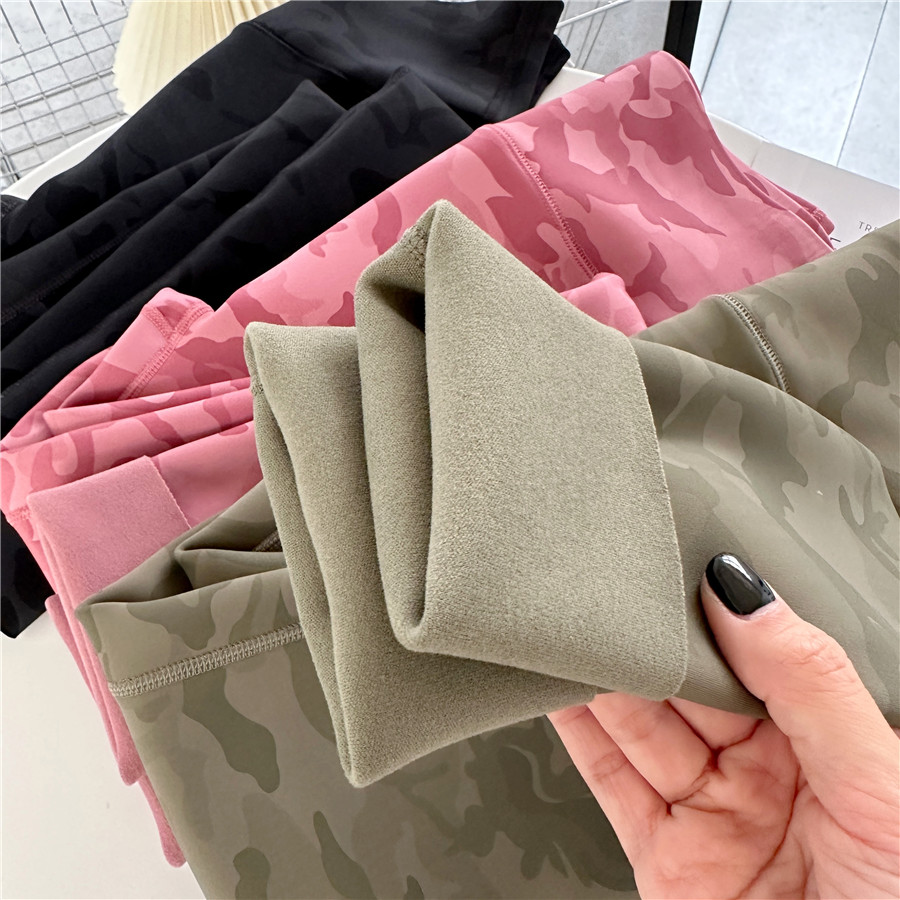 长裤子加绒加厚瑜伽裤锦纶打底裤