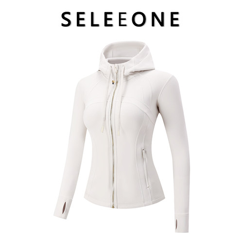 【元旦限时价活动】加厚暖绒连帽显瘦瑜伽外套百搭气质减龄2606