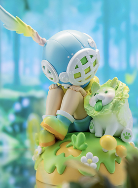 Sank Toys X dodowo 和你菜一起含地台藏克菜狗潮玩手办桌面摆件