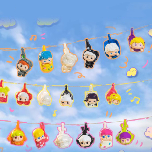 晾仔晾女全明星系列萌粒手办盲袋盲盒letsvan又梨pidol迷你公仔