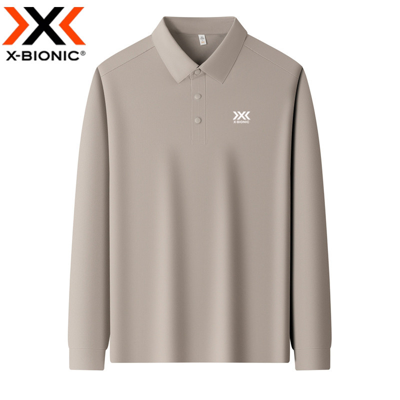 XBIONIC男士长袖华夫格速干T恤秋图片