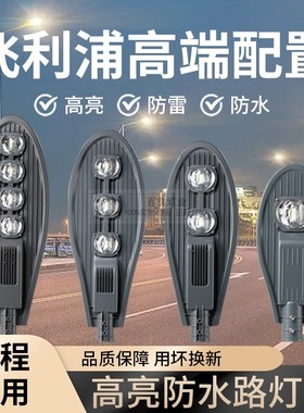 超亮宝剑LED路灯头高杆灯市政路灯小区挑臂工程道路庭院农村户外