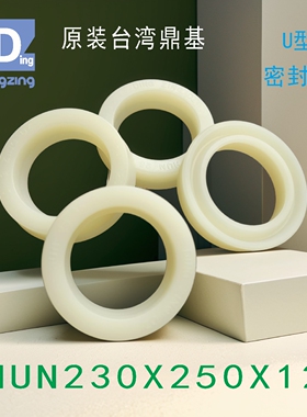 台湾鼎基聚氨酯油封HUN230X250X12活塞与活塞杆密封DINGZING DZ