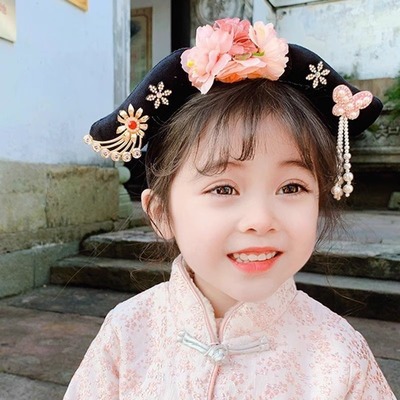 宫廷风小格格发箍女童发卡头箍