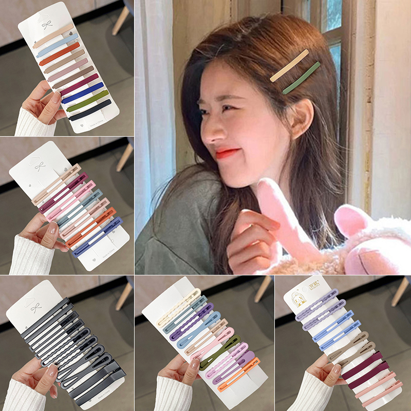 网红碎发一字夹2024年新款刘海侧边发夹后脑勺夹子头饰春季发卡女