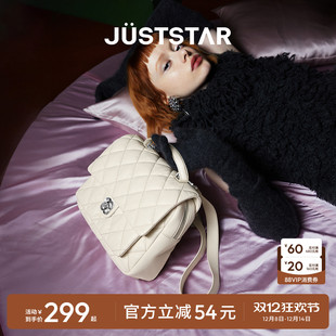 张予曦同款 旅行通勤背包 欧时纳华夫双肩包女生上课书包2025新款